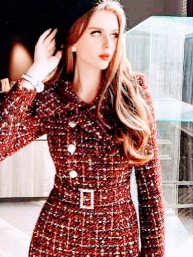 Vintage Classic English High Society Tweed Dress - Wigging It Etc