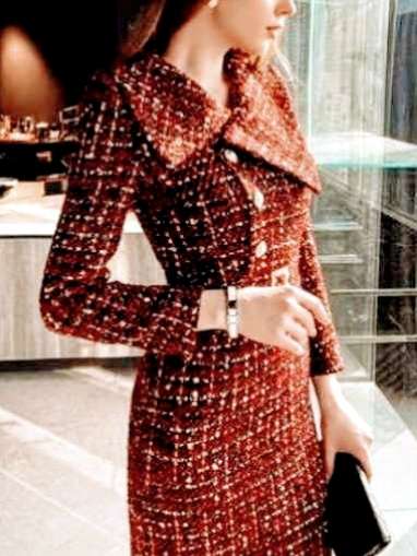 Vintage Classic English High Society Tweed Dress - Wigging It Etc