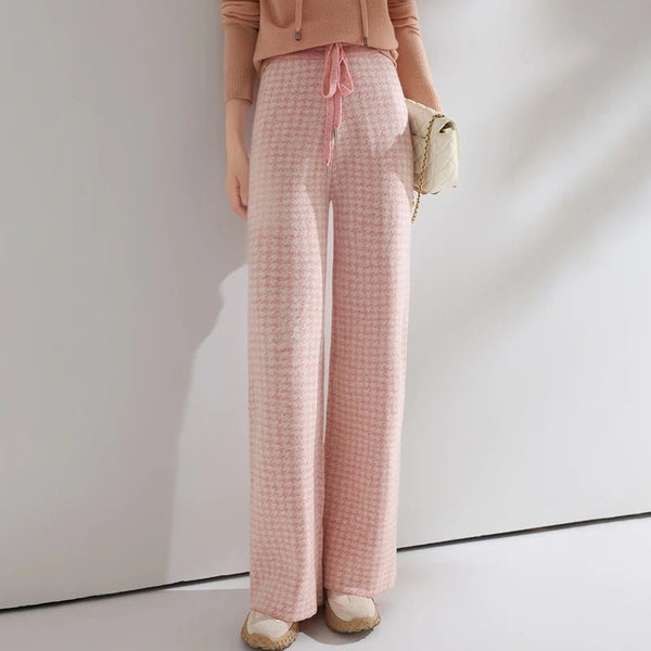 English Style 100% Premium Merino Wool Palazzo Winter Pants - Wigging It Etc