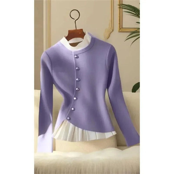 Unique Temperament Figure - Enhancing Jacket + Faux Shirt - Wigging It Etc