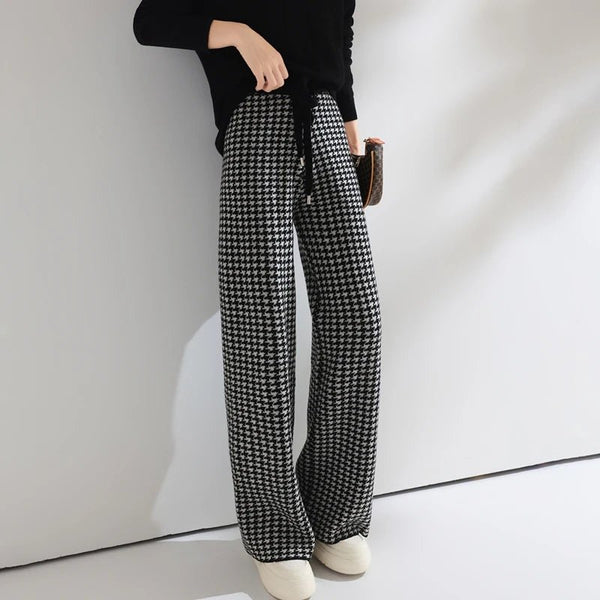 English Style 100% Premium Merino Wool Palazzo Winter Pants - Wigging It Etc