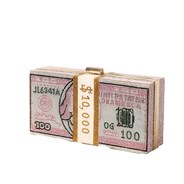 10K USD Posh Rhinestone - Studded MINI Shoulder Bag - Wigging It Etc