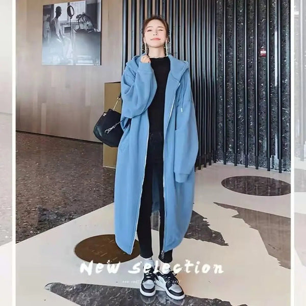 Super Warm + Thick MAXI Ankle - Length Hooded Sweatshirt - Wigging It Etc