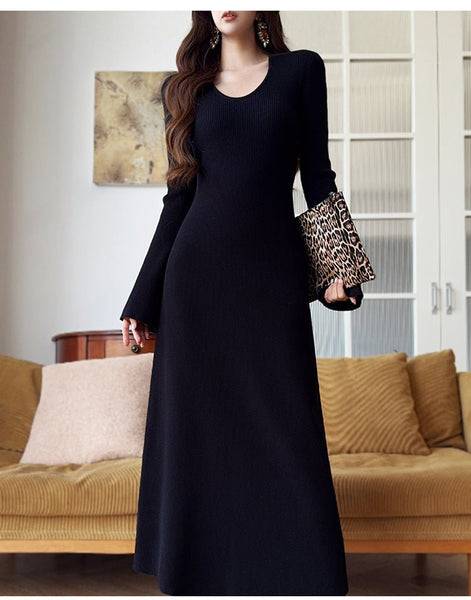 Sizzling Cotton Blend A - Line French Soiree MAXI Dress - Wigging It Etc