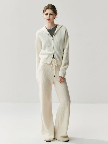 Ultra Plush 100% Premium Grade A Alxa Cashmere Hoodie Pullover Sweater + Palazzo Pants - Wigging It Etc