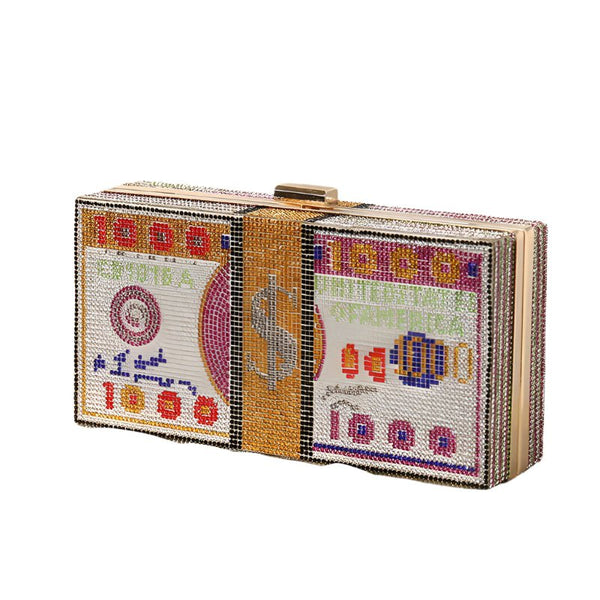 10K USD Posh Rhinestone - Studded MINI Shoulder Bag - Wigging It Etc