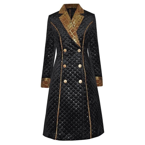 Vintage Double Breasted English Plaid Wintercoat - Wigging It Etc