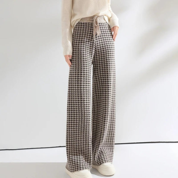 English Style 100% Premium Merino Wool Palazzo Winter Pants - Wigging It Etc