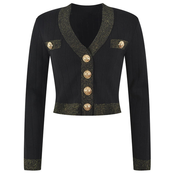 Sophisticated Europen - Style Bolero Knit Cardigan - Wigging It Etc