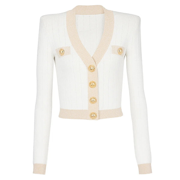 Sophisticated Europen - Style Bolero Knit Cardigan - Wigging It Etc