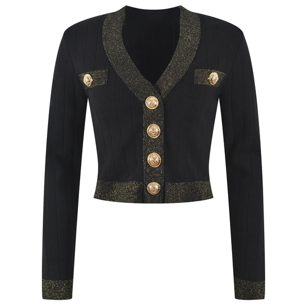Sophisticated Europen - Style Bolero Knit Cardigan - Wigging It Etc