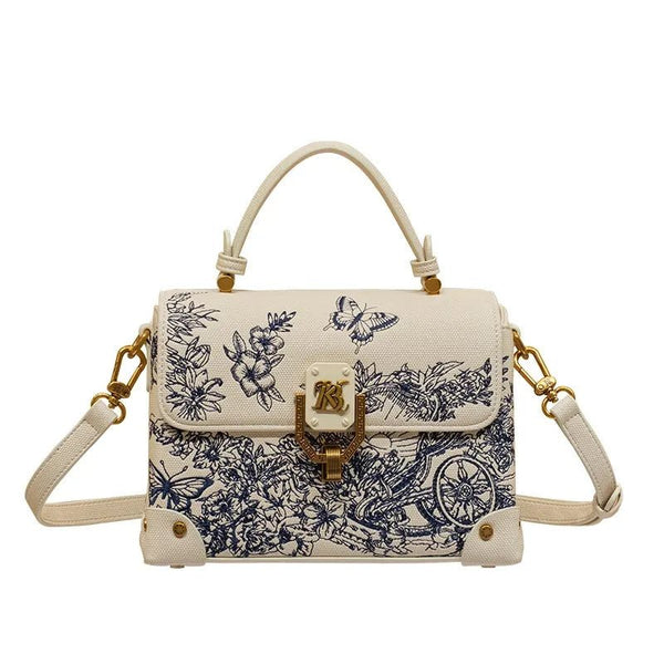 Avant Garde Embroidered Shoulder|Crossbody Bag - Wigging It Etc