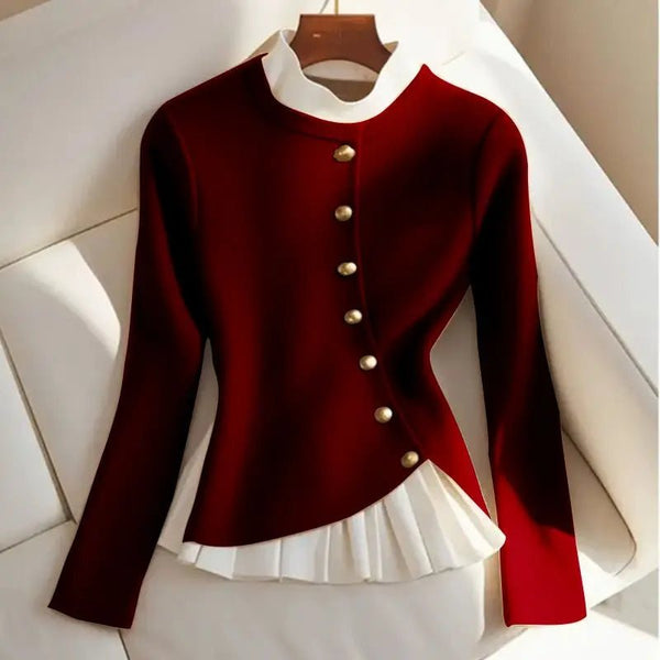 Unique Temperament Figure - Enhancing Jacket + Faux Shirt - Wigging It Etc