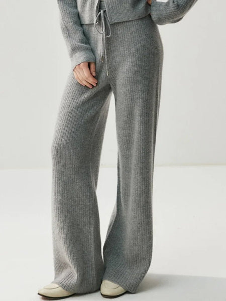 Ultra Plush 100% Premium Grade A Alxa Cashmere Hoodie Pullover Sweater + Palazzo Pants - Wigging It Etc