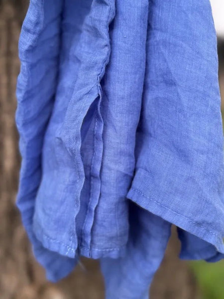 Vintage Breathable Long Sleeve Autumn Ramie T-Shirt - Wigging It Etc