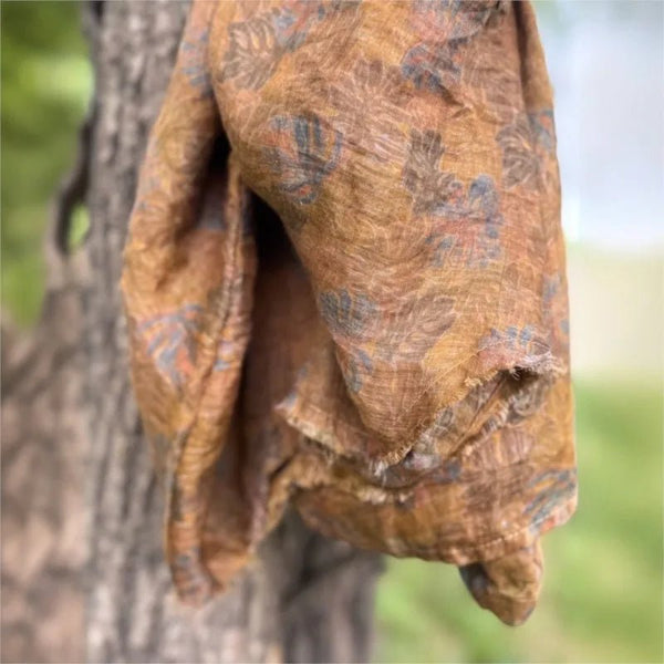 Vintage Breathable Long Sleeve Autumn Ramie T-Shirt - Wigging It Etc