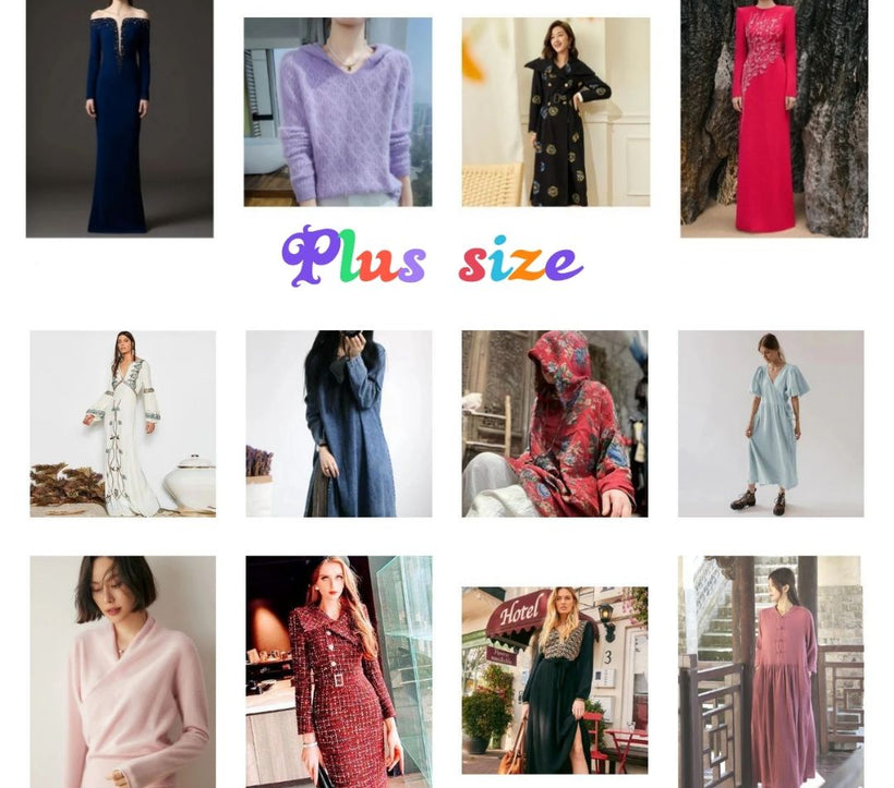 PLUS Size Apparel~~Dresses, Pants, Corsets, Bustier, Jackets, Bras, Suits, Sweaters