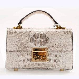 Exquisite Genuine *Crocodile Skin Hand + Shoulder + Messenger Bag