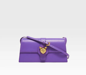Luxury Brand Retro Leather Clutch+Shoulder Flap Bag