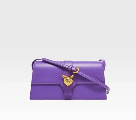 Luxury Brand Retro Leather Clutch+Shoulder Flap Bag