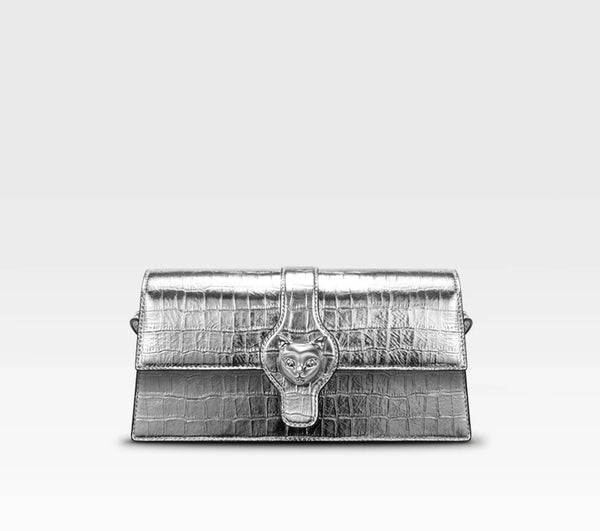 Luxury Brand Retro Leather Clutch+Shoulder Flap Bag