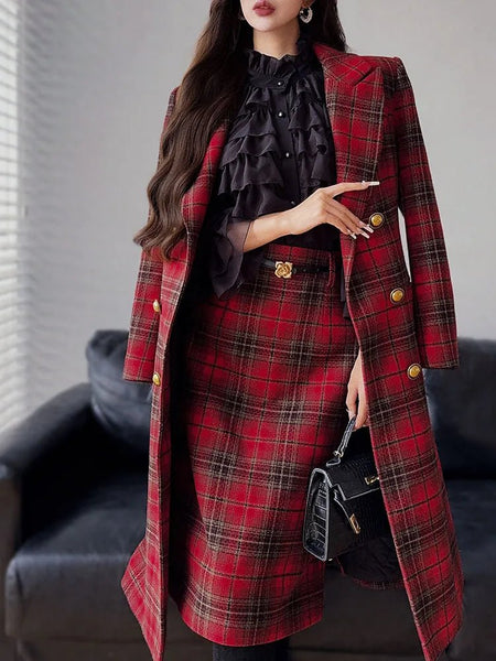 Exquisite Notched Double Sided Single Breasted Jacket - Wigging It Etc
