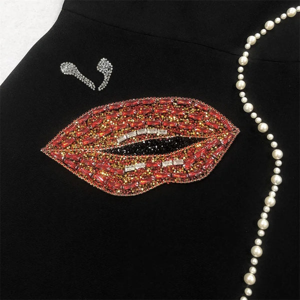 Sexy Curve Hugging Blingy 100% Cotton Front Split MAXI Party Dress