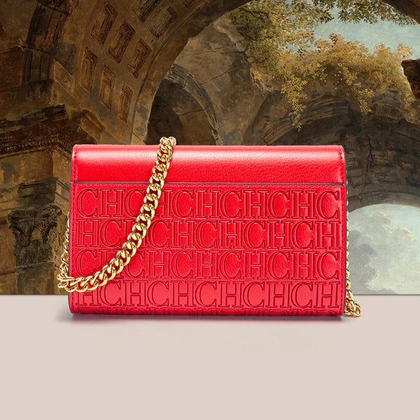 Sleek Versatile Two-Tone Envelope -Shaped Shoulder Bag