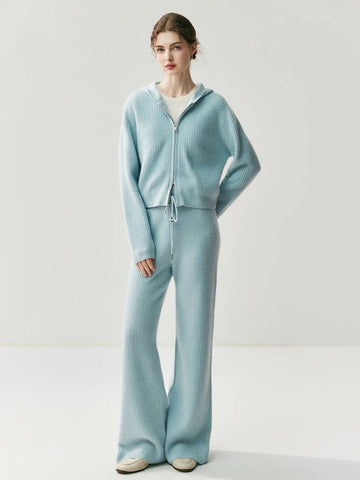Ultra Plush 100% Premium Grade A Alxa Cashmere Hoodie Pullover Sweater + Palazzo Pants - Wigging It Etc