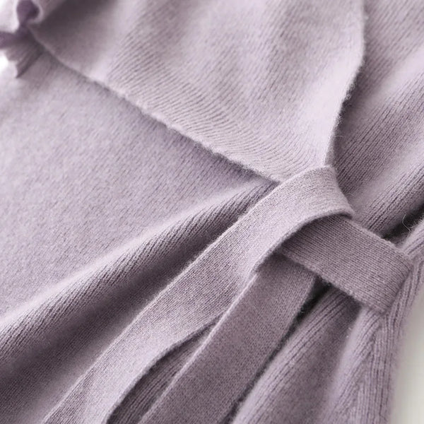 100% Premium Australian Merino Wool A-Line MIDI Winter Dress