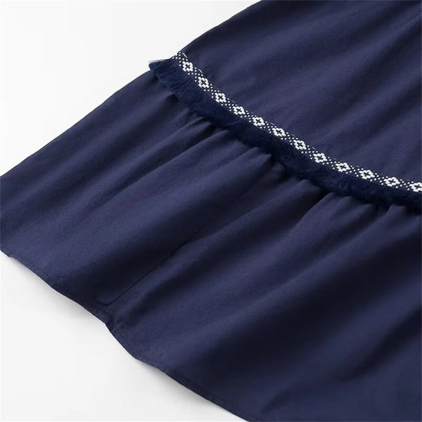 Alluring Vintage Plunging V-Neck A-Line MAXI Dress