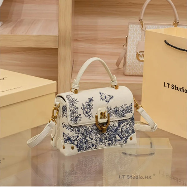 Avant Garde Embroidered Shoulder|Crossbody Bag
