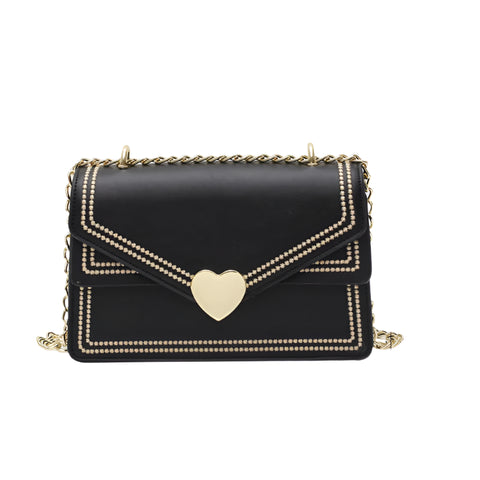 Sleek Elegant Versatile Chain Strap Crossbody + Shoulder Bag