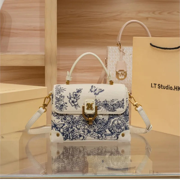 Avant Garde Embroidered Shoulder|Crossbody Bag