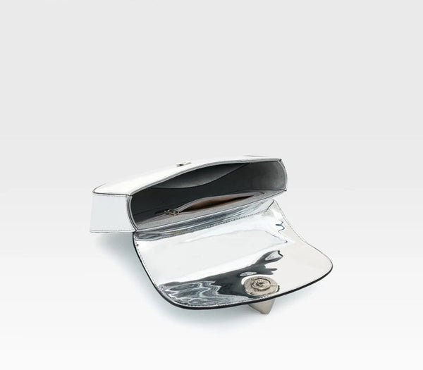 Stylish Minimalist 100% Leather Italian MINI Shoulder Crossbody Bag