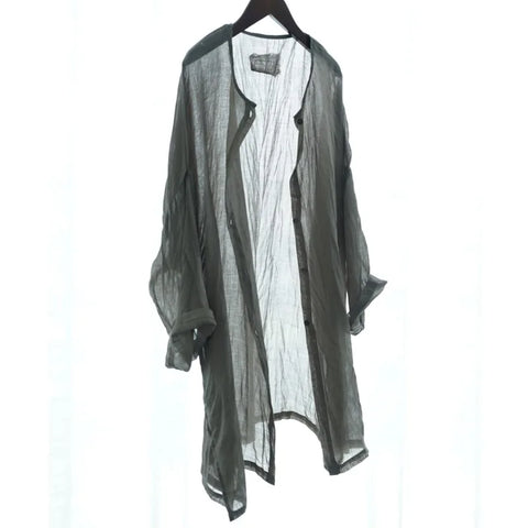 Chic Pre Wrinkled Breathable Hypoallergenic 100% Ramie MIDI Tunic