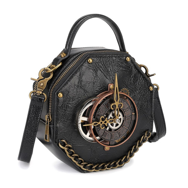 Assorted Vintage Gothic Leather Steampunk Bags
