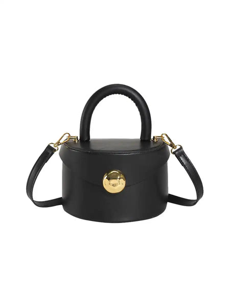 Luxe Barrel-Chic Convertible Handbag