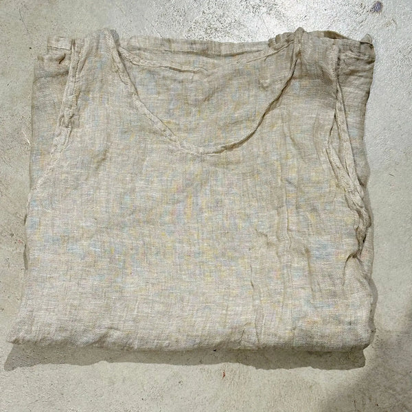 Vintage Preshrunk Roomy Breathable Ramie Tank Tops - Wigging It Etc