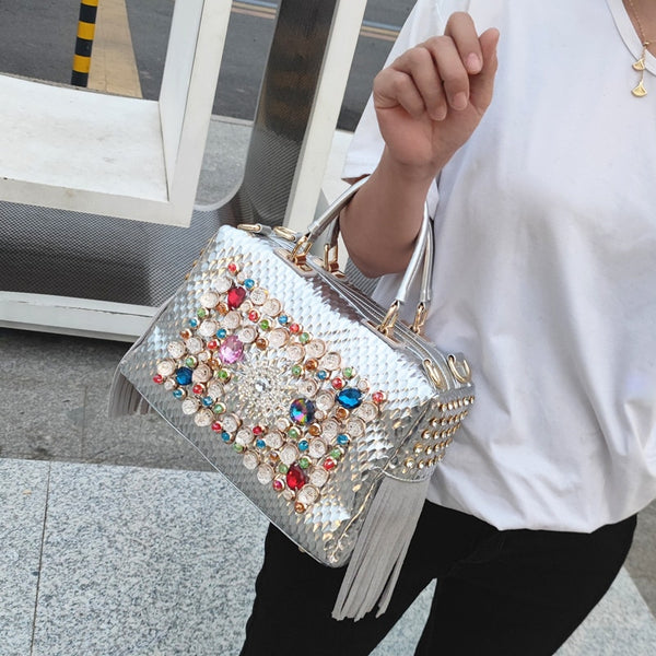 Luxury Ultra Posh Bejeweled Shoulder & Crossbody Bag