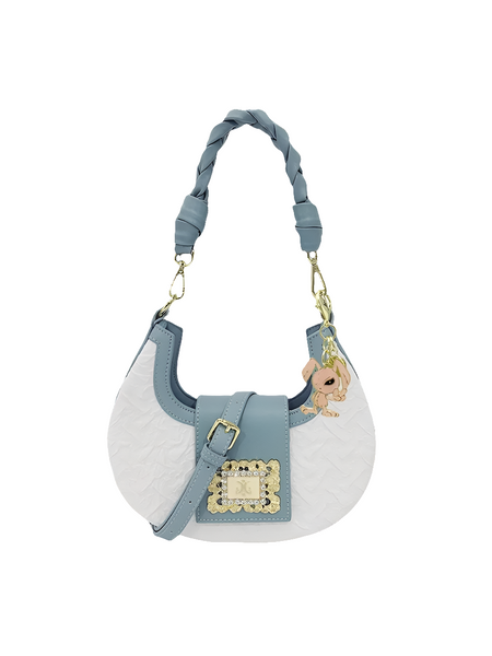 Sexy Crescent Shaped Italian Cosmo Shoulder Bag