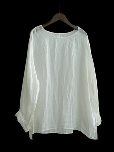 Vintage Breathable Hypoallergenic Long Sleeve Ramie Linen T-Shirt