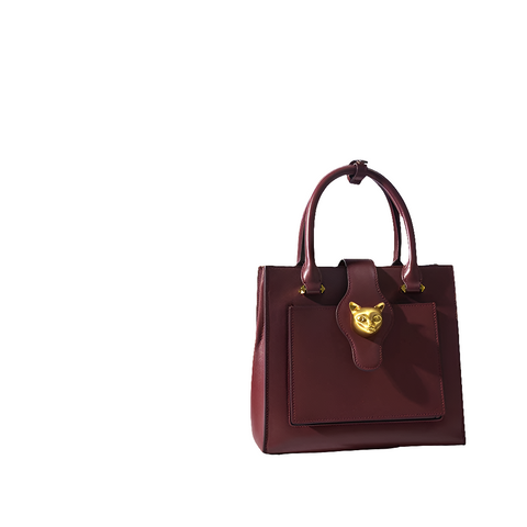 Upscale 100% Genuine Leather Large Multi-Compartment Handheld Crossbody Bag