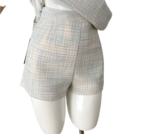 Dainty Fragrant 2 Piece Tweed  Summer Short Set
