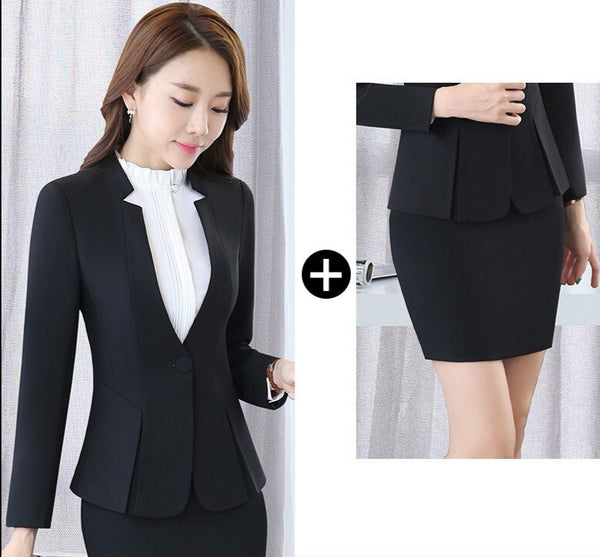 Stylishly Tailored Skirt Or Pantsuit Sets