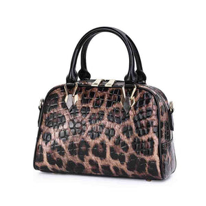Luxury Genuine Leather Leopard Print Shoulder/HandbagLuxury Genuine Leather Leopard Print Shoulder/Handbag