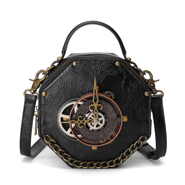 Assorted Vintage Gothic Leather Steampunk Bags